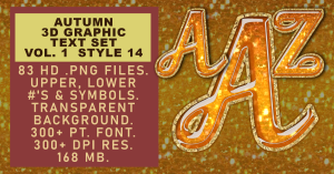 Autumn Graphic Text Set Vol 1 Set 14