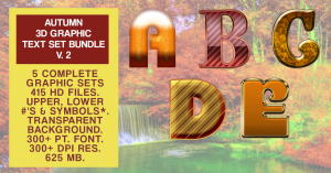 Autumn Graphic Text Bundle #2